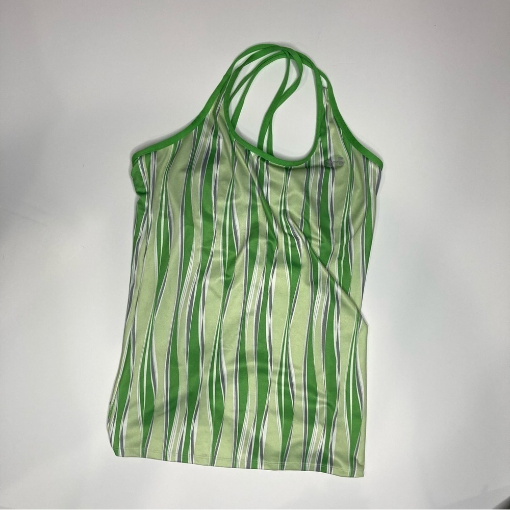 Under Armour heat gear‎ tank green size medium